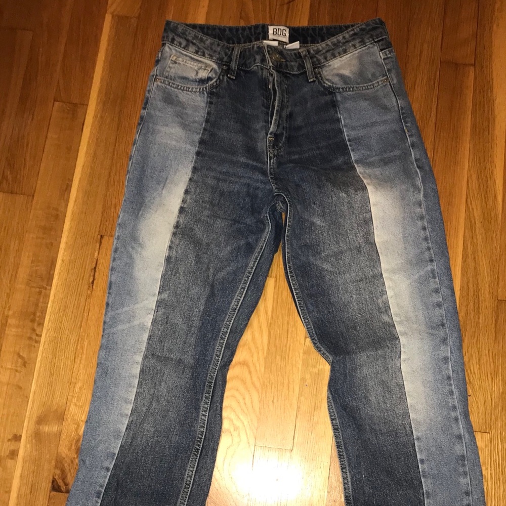 Colorblock jeans